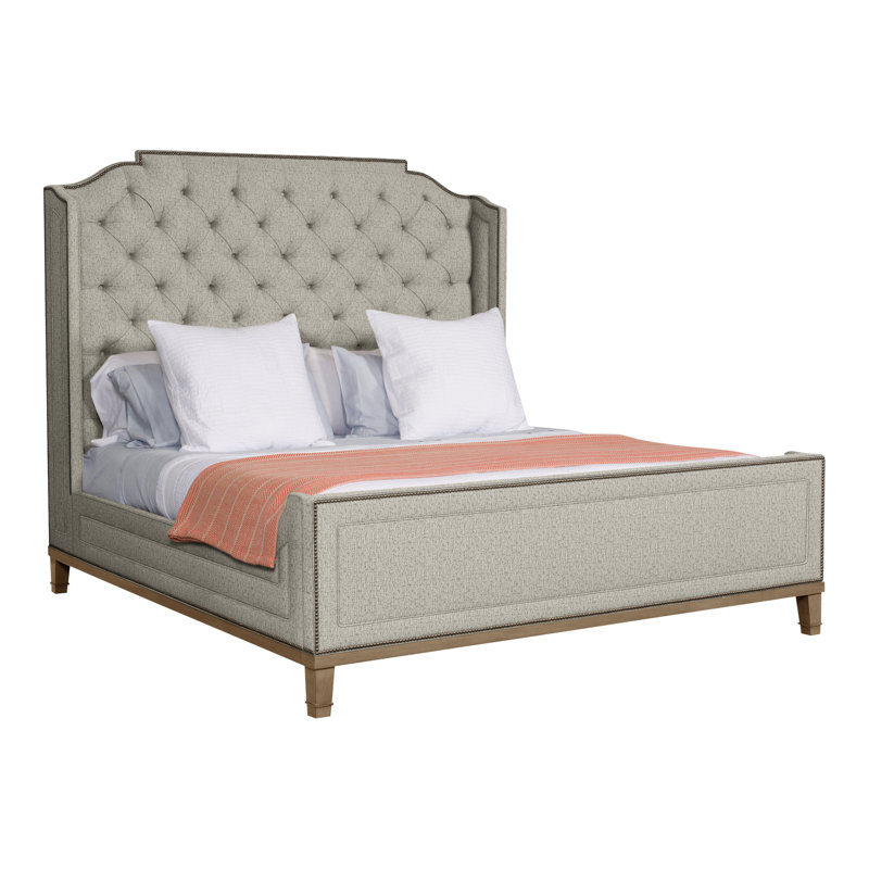 Michael Weiss Glenwood King Bed, Tuck Graphite, Hampton, Yes