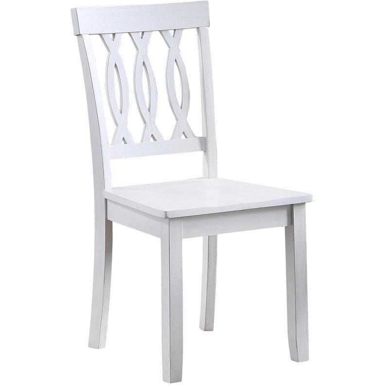 Chaise d'appoint en bois massif Ankit