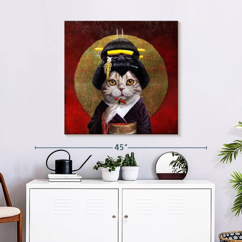Ketti Kyoto Kitty, 30" H x 30" W