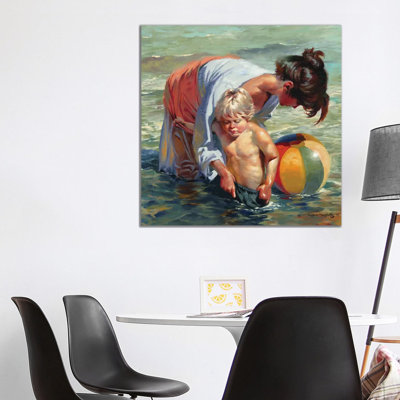 Sand In My Pants by Maher Morcos - Wrapped Canvas Painting