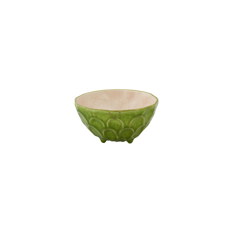 Tropical Fruits Earthenware Dessert Bowl
