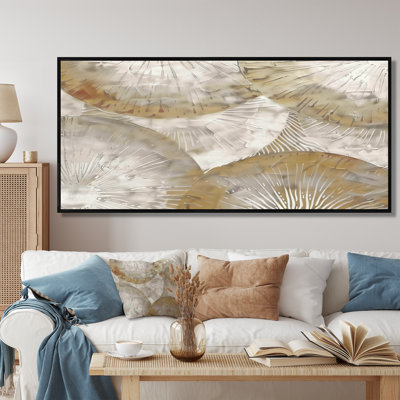 Mandala bohémien blanc et beige Simplicity II - Boho Mandala Decor Wall Art Living Room