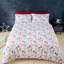 Retro Father Christmas Duvet Cover Set-90807499