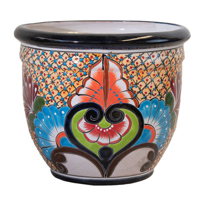 Desert Bloom Talavera Bell Planter 