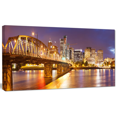 " Skyline Of Portland Panorama "