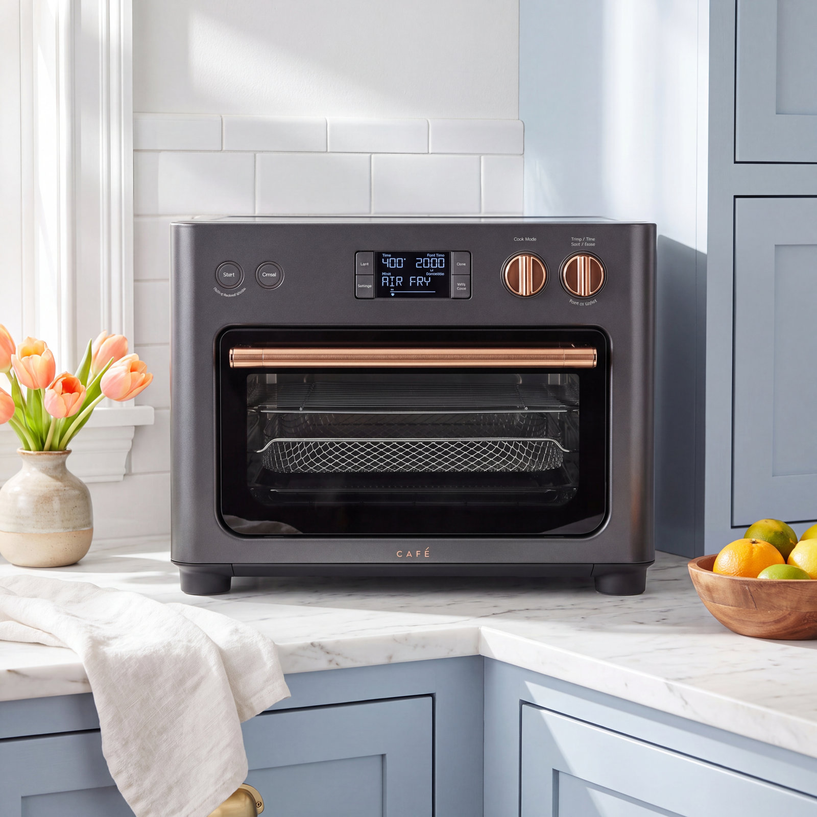 Café Couture Toaster Oven with Air Fry, Matte Black