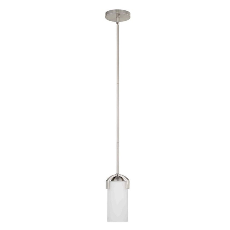 Hartzel 1 - Light Single Pendant, Satin Nickel