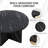 Marble Top Round Single Coffee Table-663741124