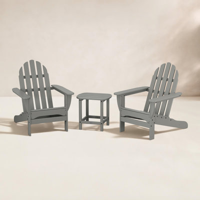 POLYWOOD® Classic Adirondack 2-Person Patio Seating Group
