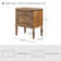 Timar 2 - Drawer Solid Wood Nightstand with Built-In Outlets and USB (Set Of 2)