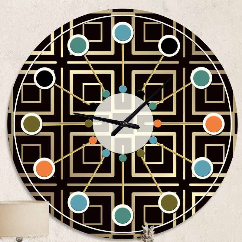 Horloge murale Golden Luxury, Moyenne
