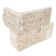 RidgeStaks XL 9" x 18" Natural Stacked Stone Ledger Panel Corner Wall Tile