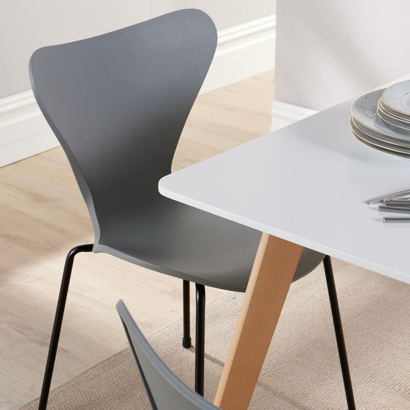 Valda 4 - Person Dining Set, Grey