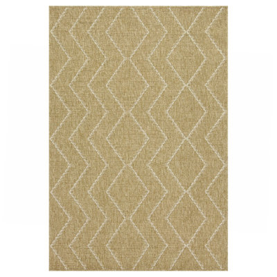 White Indoor/Outdoor Area Rug