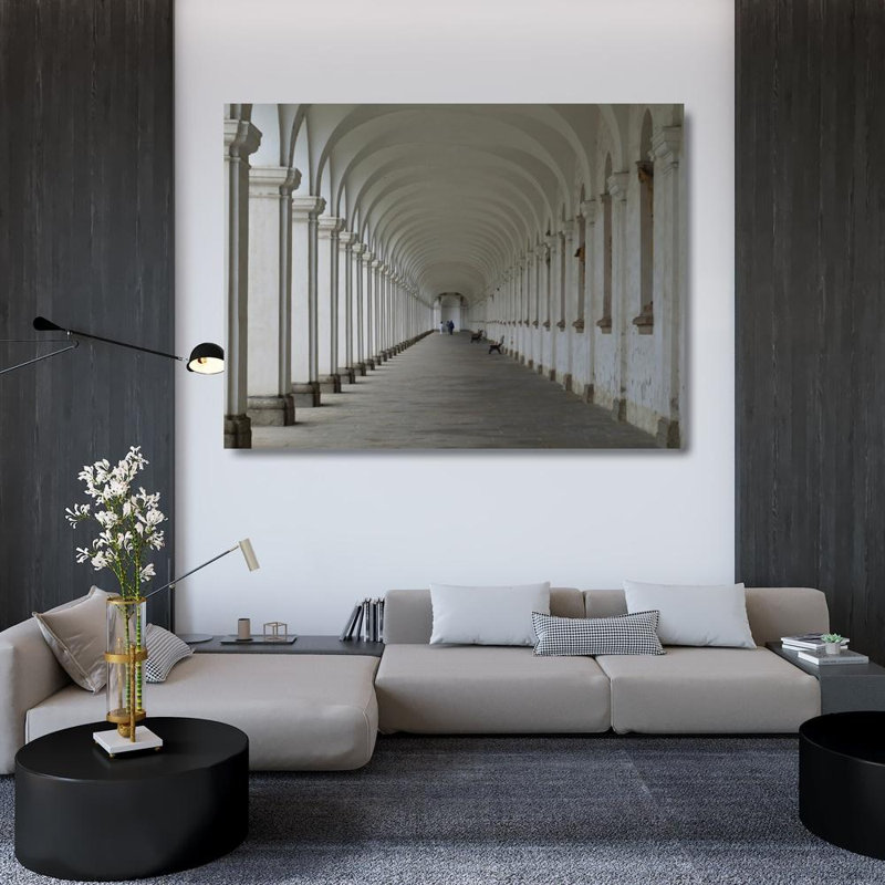 Galerie dans un jardin de fleurs, République tchèque, H 36 po x l 48 po