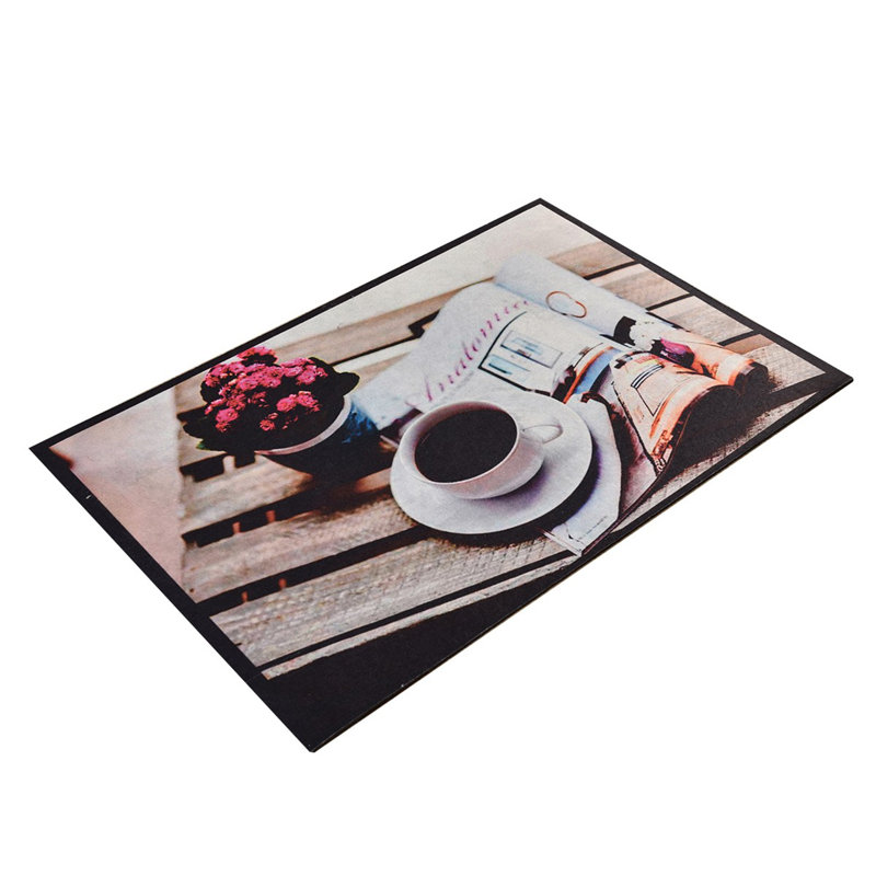 Durable PVC Doormat, Non-Slip Underside, 15.7 x 23.6 inches | 100% PVC Material, Machine Washable at 86°F | Perfect for Indoor & Outdoor Use, Easy to Clean, Stylish & Functional Welcome Mat