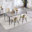 Chaise d'appoint moderne en similicuir-320652095