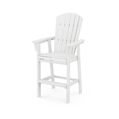 Nautical Curveback Adirondack Bar Chair -  POLYWOOD®, ADD612WH