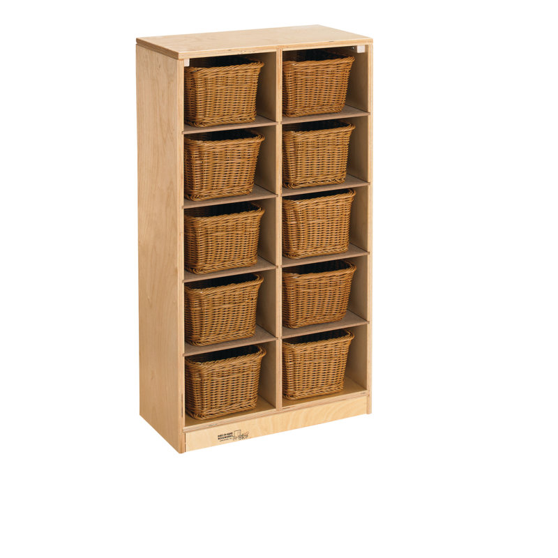 10 casiers avec roulettes