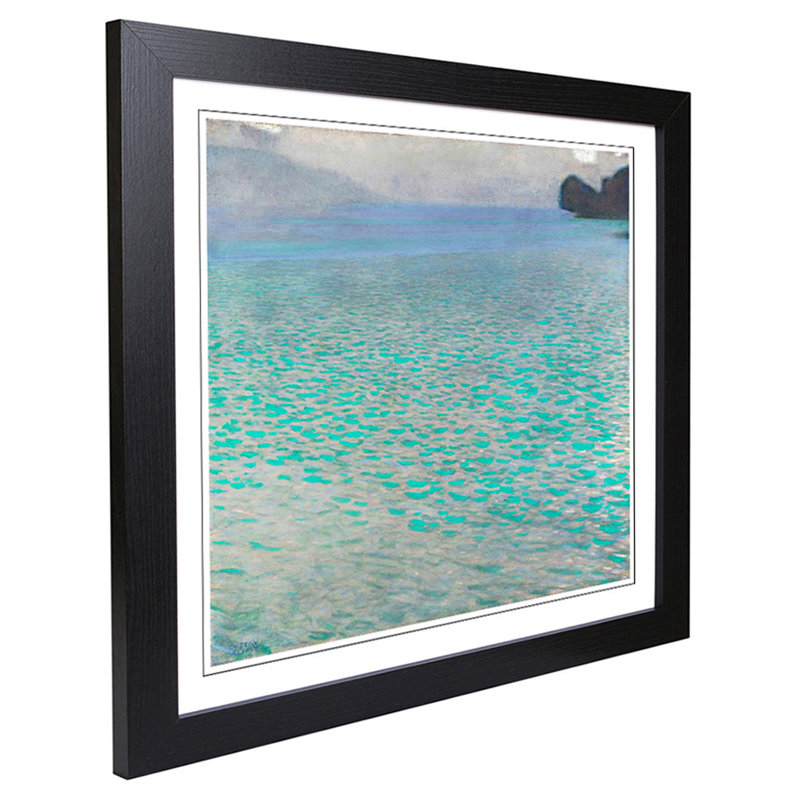 Gustav Klimt - Single Picture Frame Painting, Black
