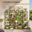 Support pour plante d'intérieur et d'extérieur 63 po pour plantes pour grandes plantes à 14 niveaux pour le salon