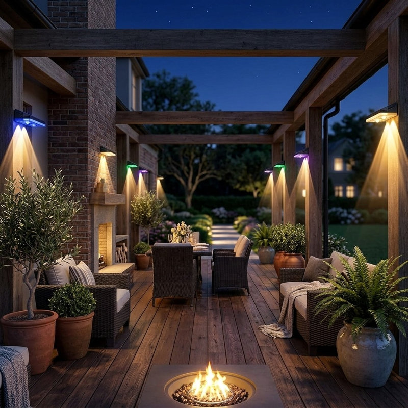Natural Solar Powered Deck Light