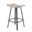Counter Height Backless PVC Weaving Bar Stools With Round Footrest (Set Of 2)