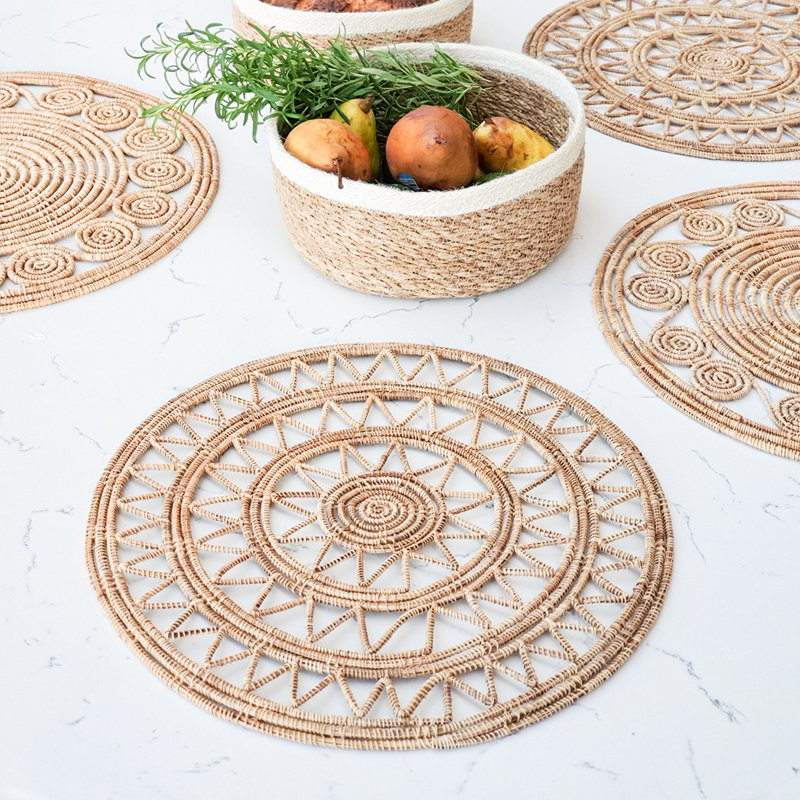 Conell Jute Geometric Placemat