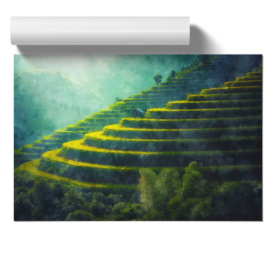 Rice Plantation In Cambodia Vol.1 - No Frame Print