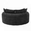 Fauteuil d'appoint rembourré en tissu chenille-83301239