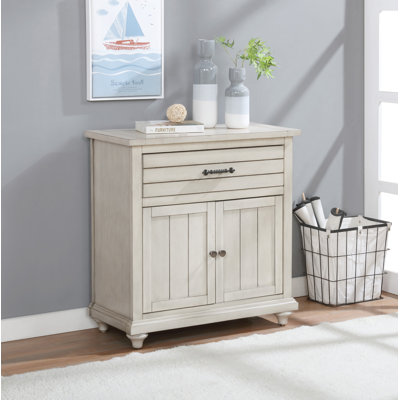 Vosdan Solid Wood Accent Cabinet