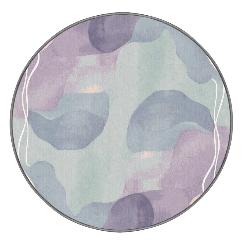 Misty Lagoon Rug, Round 7'