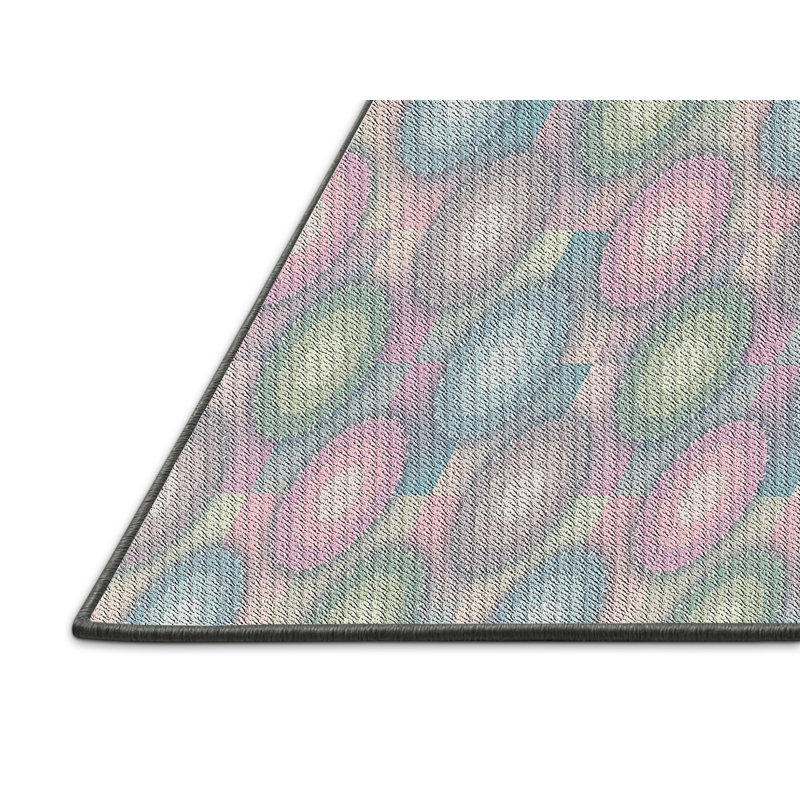 Polka Dots Indoor Rug, Rectangle 8' x 12'