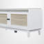 Banc de rangement de 43 po de large avec banc à coussins pour hall d'entrée-1138313394