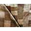 Wool Geometric Area Rug in Brown