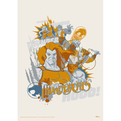 Thundercats (Thunder Thunder Thunder), art mural Mightyprint