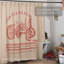 Rideau de douche simple 100% coton Coopers