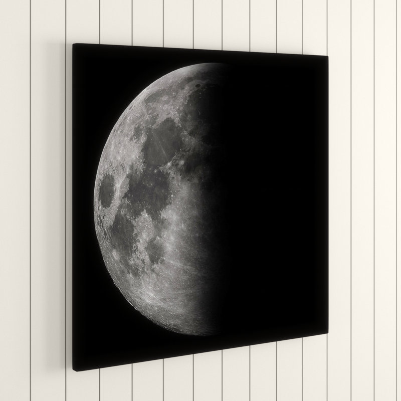 Moon II Squared - Impression sur toile, H 36 po x l 36 po x P 1,5 po