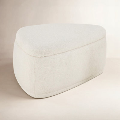 Adna 44" W Triangular Storage Ottoman