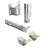 22-5/8 In., Galvanized Steel, Mono-Rail Drawer Slide Kit