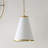 Vaughn 1 - Light Gold Cone Pendant