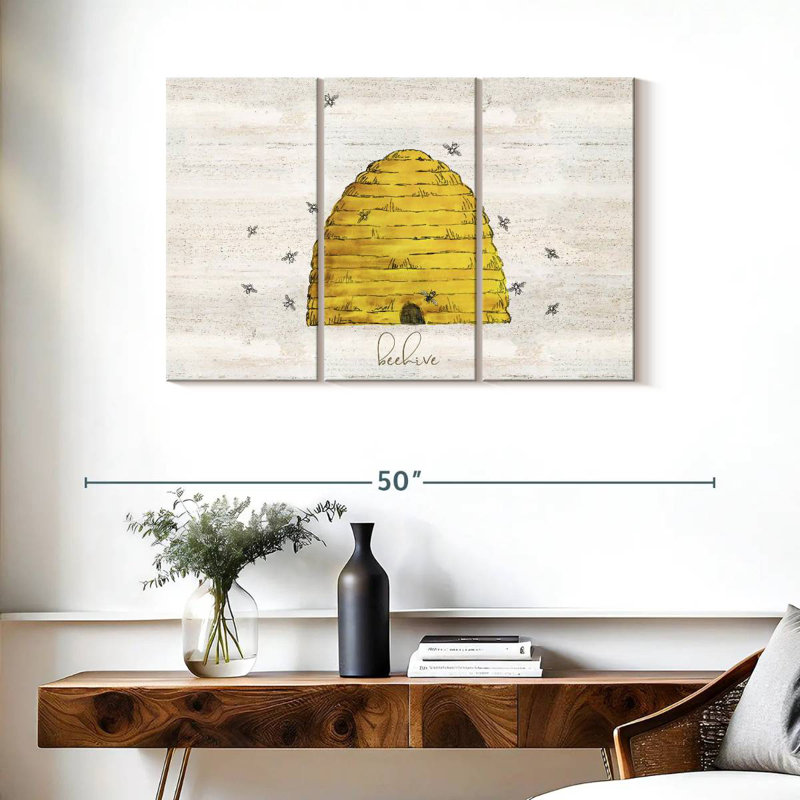 Brampt Bee's Life I - Beehive, 24" H x 38" W