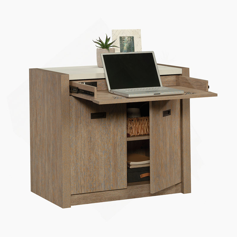 Base de bibliothèque, finition brune