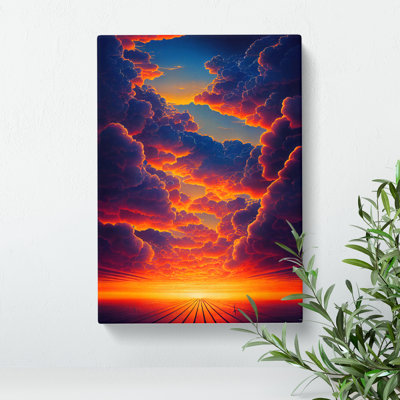 XC1022-1664X Compelling Sunset - Wrapped Canvas Print