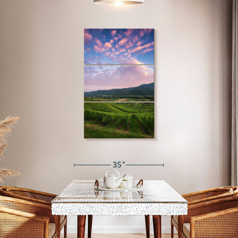 Alvord Vaste vignoble d'Alsace, H 45 po x l 28 po