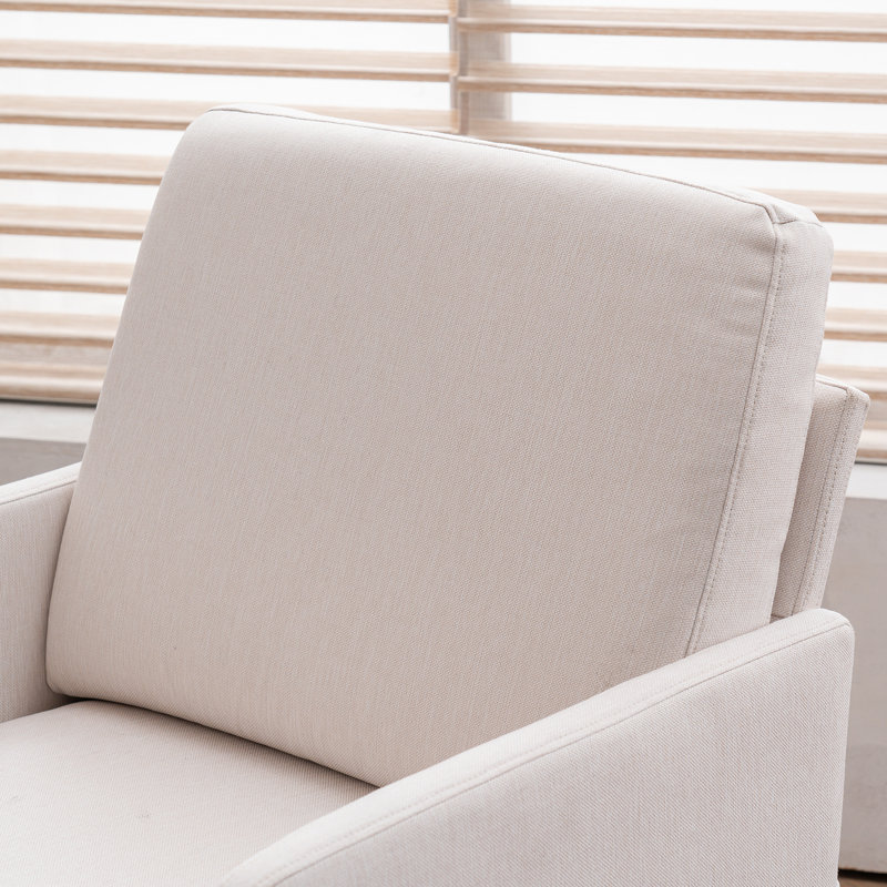 Méridienne gris, Lin beige