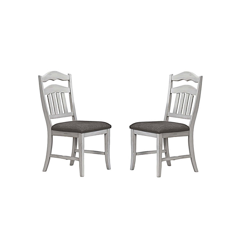 Chaises de salle à manger à dossier échelle et chaises rembourrées
