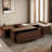 Rectangular Sliding Top Coffee Table With 2 Drawers And 2 Hidden Storage Compartments