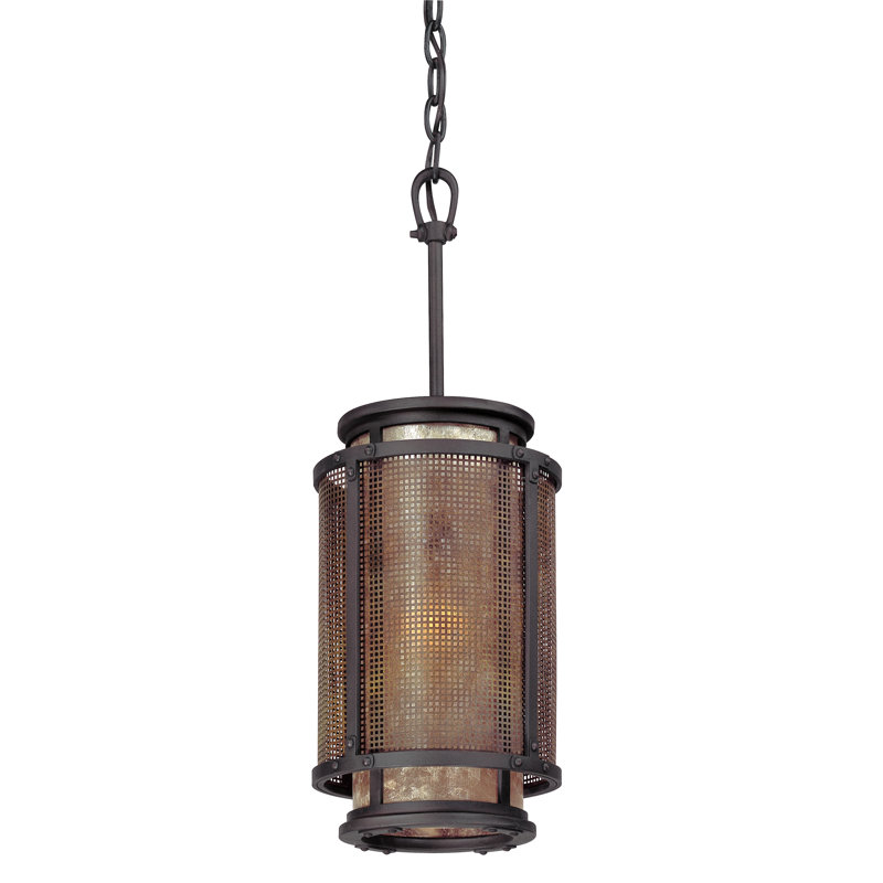Luminaire suspendu cylindrique à 1 lumière Copper Mountain