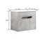 Armoire de salle de bain 30 po avec lavabo - meuble-lavabo moderne autoportant à égratignures et à surface ajustable à l'intérieur 30 po, deux méthodes d'installation avec finition grise